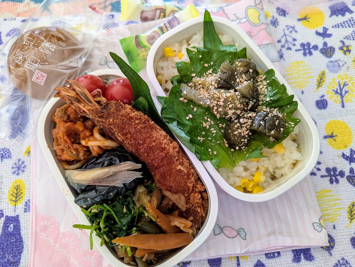 hazeldzikowski's tweet photo. えびふりゃ〜弁当
いただきま〜す
#お久しぶりです #お弁当記録 https://t.co/lo8wkhCkgM