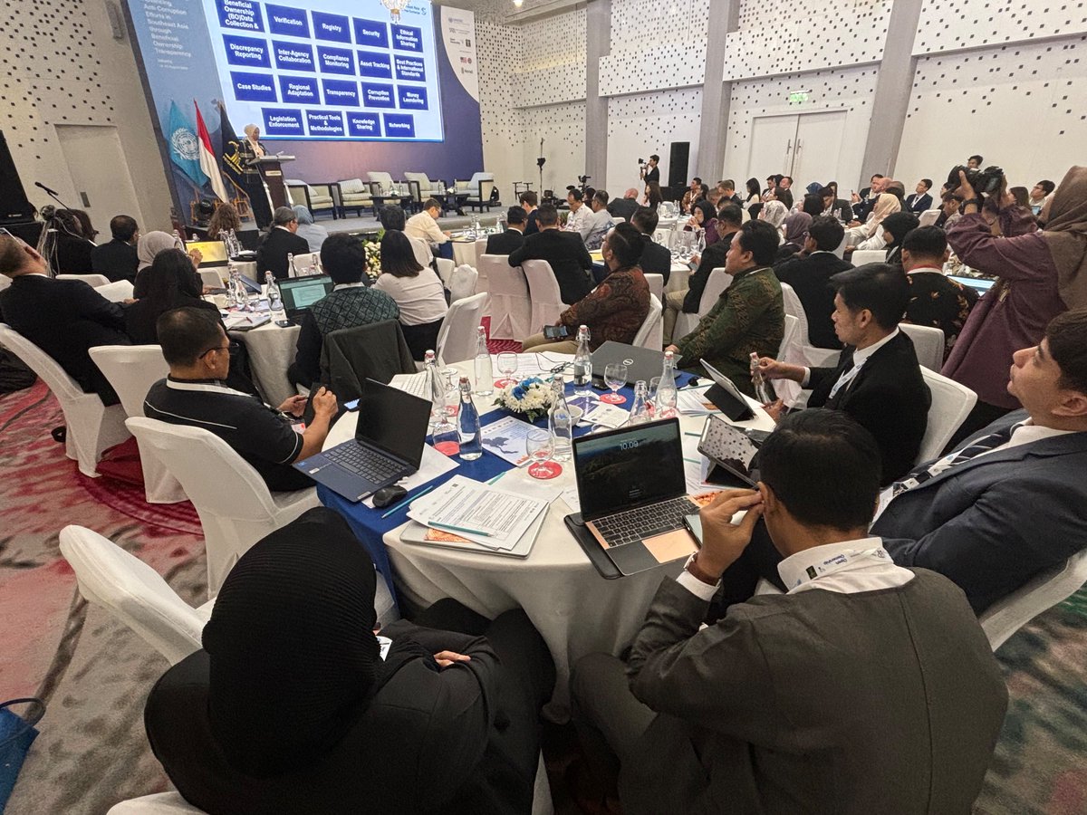 Today, #SEAsia countries are in #Jakarta on Advancing Anti-#Corruption Efforts through #BeneficialOwnership Transparency w/ <a href="/OpenOwnership/">Open Ownership</a>  <a href="/returningassets/">Stolen Asset Recovery Initiative @World Bank/UNODC</a> &amp; Ministry of Law &amp; Human Rights 🇮🇩

▶️ Key to strengthen #BOT &amp; realizing actual #accountability!

🙏🏻 <a href="/StateINL/">US Dept of State INL</a> <a href="/noradno/">Norad</a>