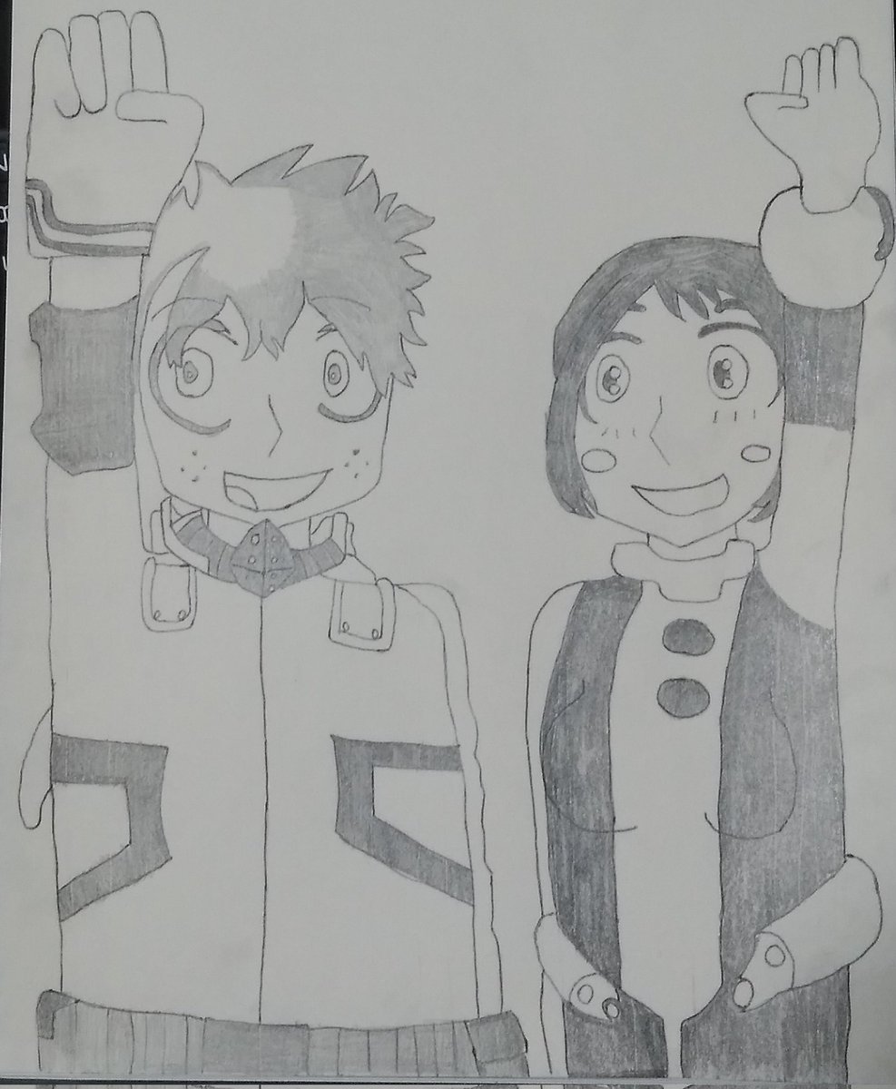 hellfire15r's tweet image. #WBH_FANART
#WORLDBESTHERO – FANART CONTEST 
#MHA #MyHeroAcademia #urarakaochako #izuocha #IzukuMidoriya