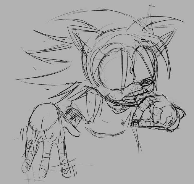 losermakesgames's tweet image. drawing her is annoying