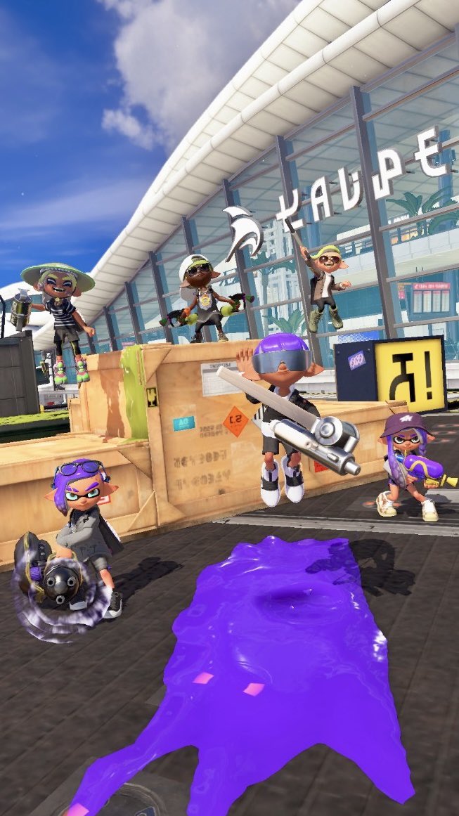 AndyKei_'s tweet photo. Appreciation post with Eating Your Veggies!! Love growing and improving with this team 🤩🥕

#Splatoon3 #NintendoSwitch https://t.co/rvw5jkgg9g