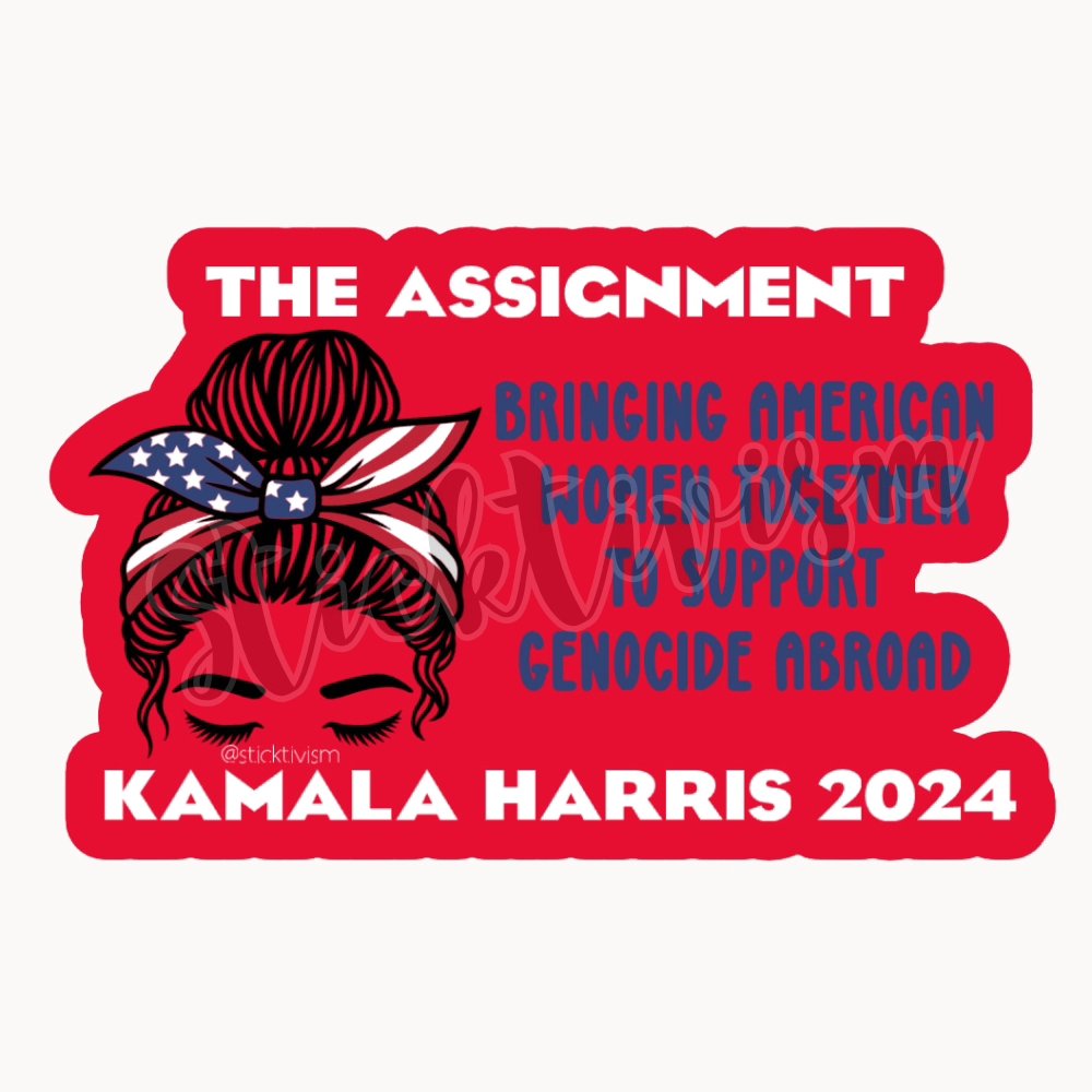 baottl's tweet image. We&apos;ve got the election stickers you need! You get a free anti-Zionist sticker too 🥰

sticktivism.com

#HarrisWalz2024 #TheAssignment #ImSpeaking #AnswerTheCall #VoteBlueNoMatterWho