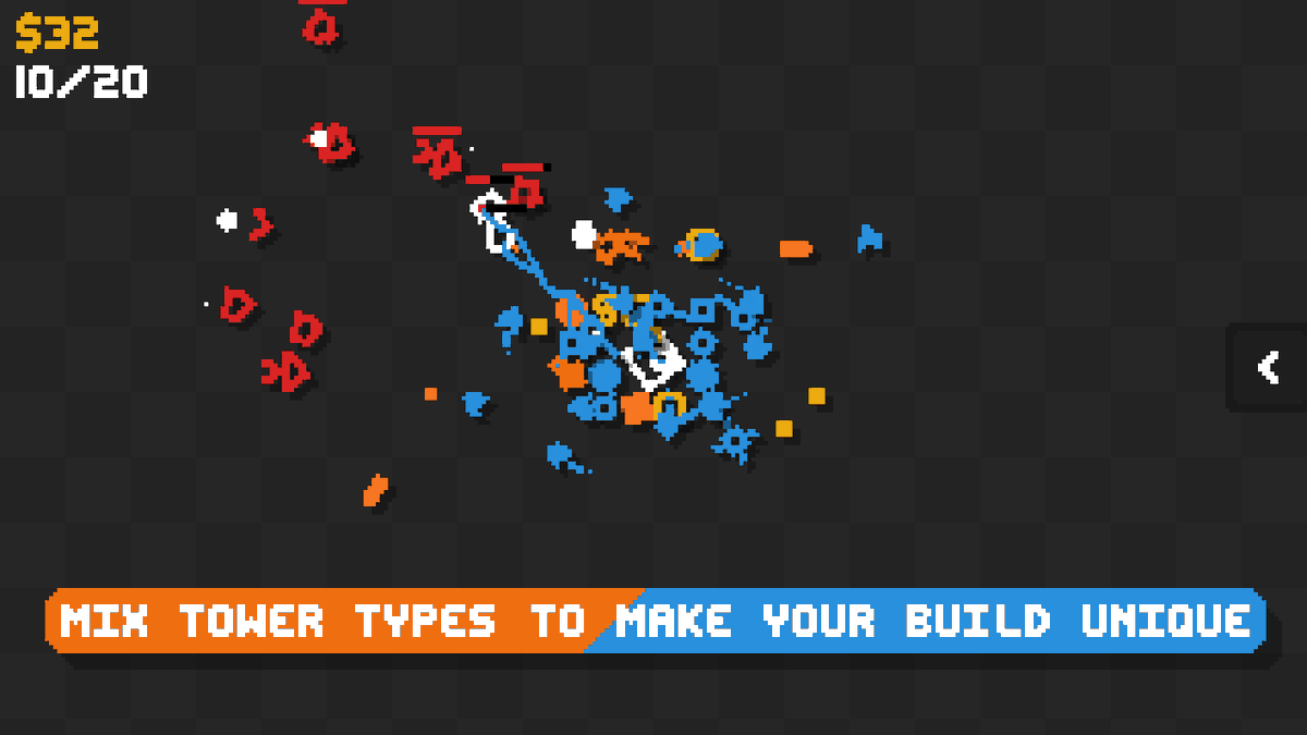 Torecower (<a href="/softwoolco/">Polygonaut Games</a>)

"Torecower is an arcade wave-based minimalist game where you build automatic turrets to shoot enemies."

Paid - Windows, Mac, Linux: warpdoor.com/2024/08/12/tor…
