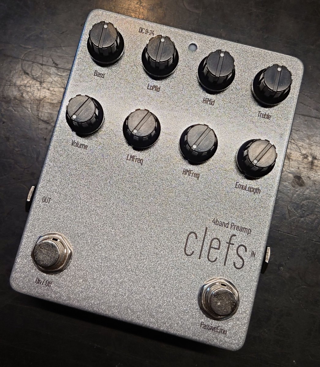 Bass】#Clefs 製作者に業務連絡。 新プリアンプ、完成品できたのはいい