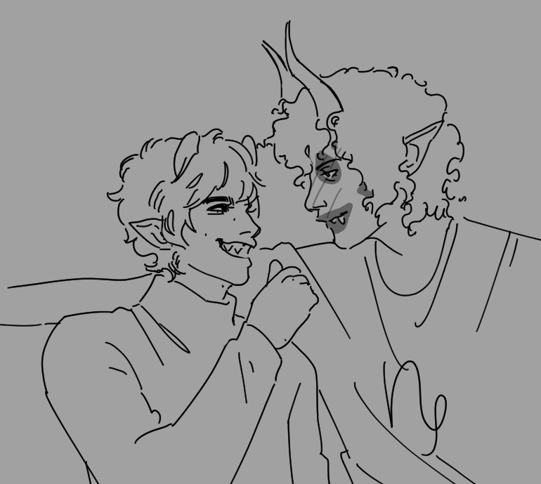 _tenguoni's tweet photo. an extra smiling karkat
#homestuck #karkatvantas #gamzeemakara #gamkar https://t.co/PKb6xyIGHs