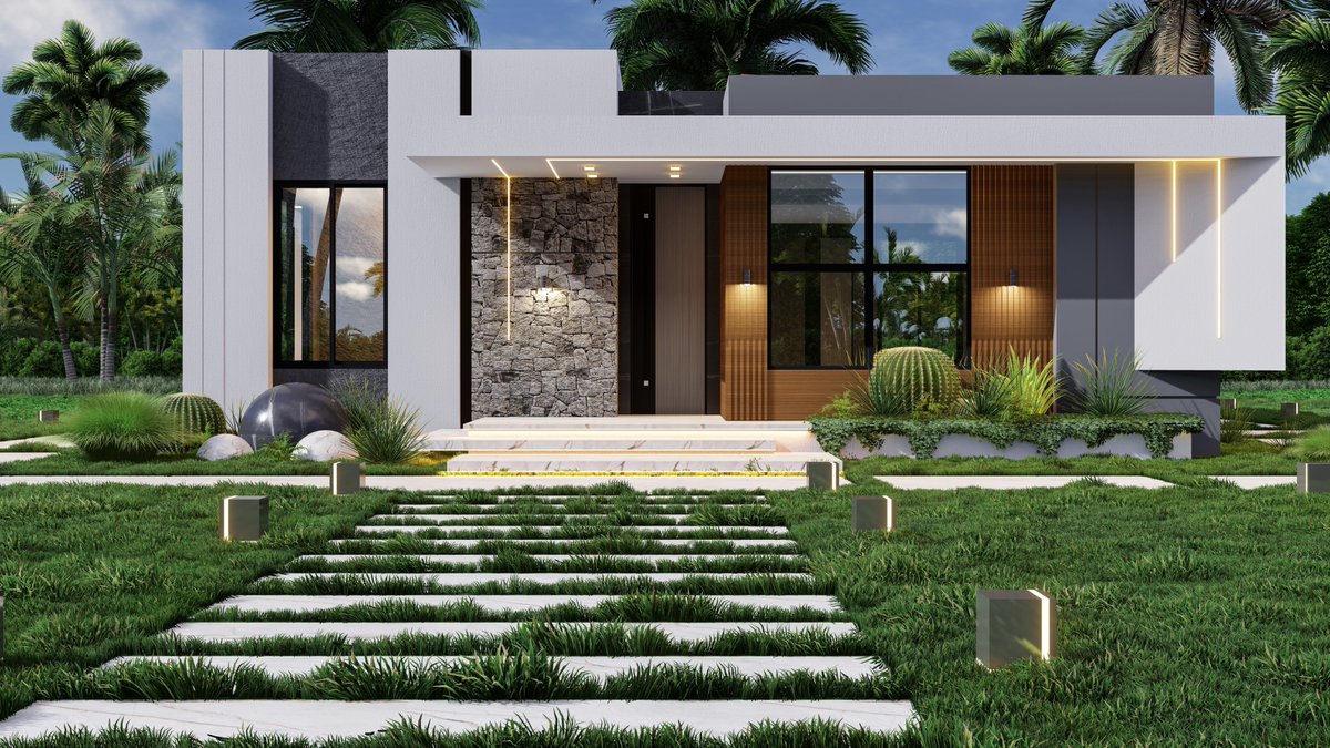 RomanEngineers's tweet image. RESIDENTIAL HOUSE PROJECT: Three bedrooms house with open kitchen, dining and sitting room.. nourished with fine exterior mophology arts and internal woods touches 🔥 call +255623105310 or dm for your project delivery