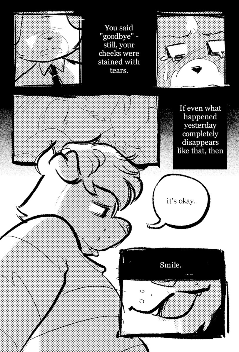 surely, we understood that we were just deceiving each other like idiots.