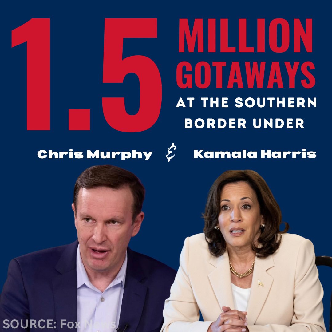 A harrowing stat on the border under Murphy and Harris.
.
.
.
#connecticut #ussenate #politics #2024election #timeforchange #inflation #costofliving #bordercrisis #opioidcrisis #economy #change #republican #american #patriot #wedeservebetter #expore #explorepage