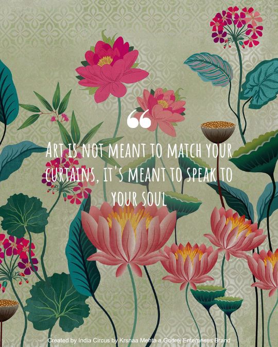 Art is not meant to match your curtains, it's meant to speak to your soul 💖
