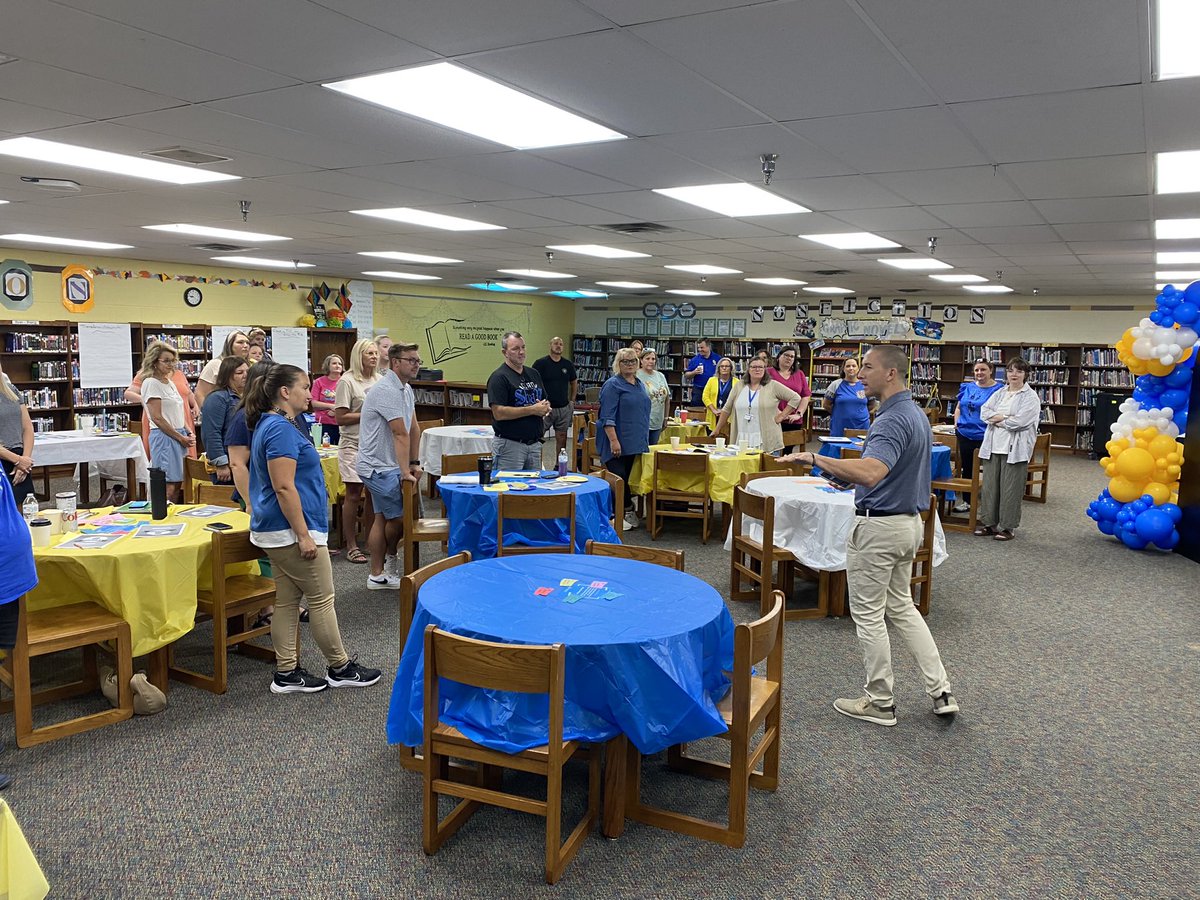 What a privilege to host Dr Jim Van Allan, co-author (along with Jon Gordon) of the Energy Bus for Schools book &amp; school program. Dr Van Allan led us in training &amp; in becoming an Energy Bus certified school. We are ready to get this year started fueled by positive energy!