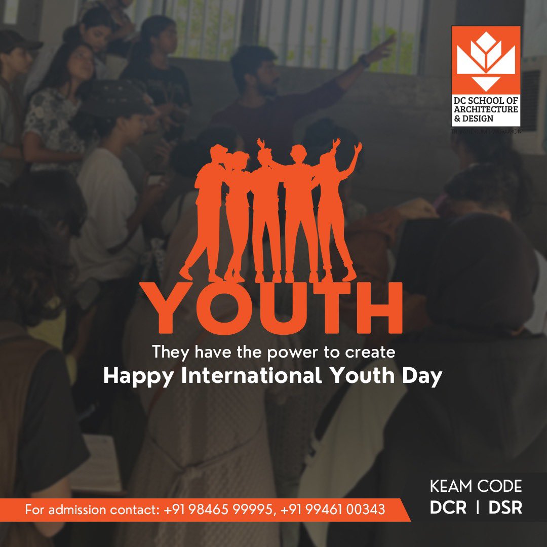 DCSchoolofArch1's tweet image. The youth of our country possess unparalleled will to excel - we take that very fire to shape them into global individuals who have the potential to lead!

#youthday #youngmind #futureleaders #dcschoolofarchitectureanddesign #dcsmatinstitution