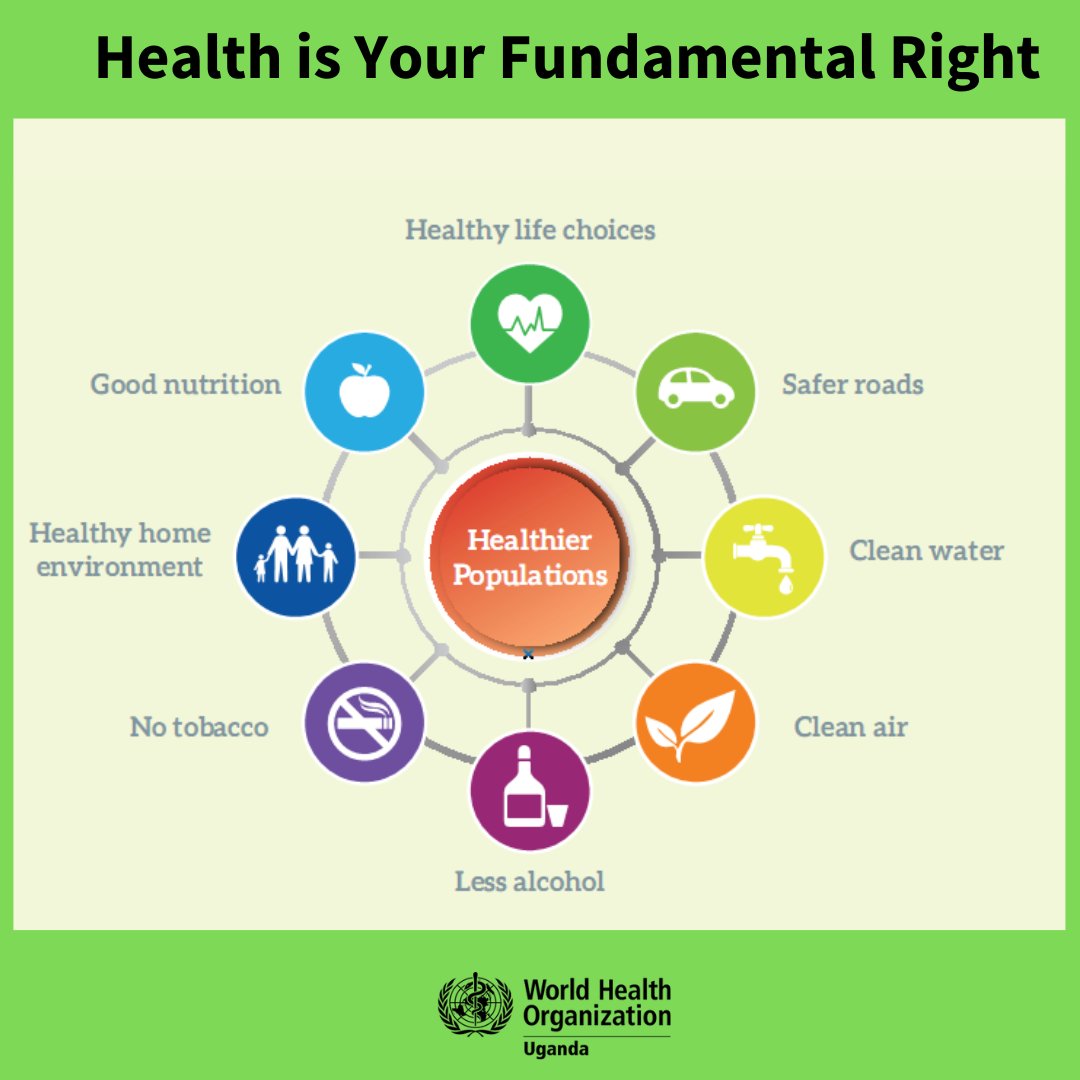 Access to quality, affordable #healthcare should be guaranteed for each of us. <a href="/WHO/">World Health Organization (WHO)</a> supports Uganda's health sector financially &amp; technically to provide people-centered preventive, promotive, curative &amp; rehabilitative health services to the people of Uganda along the life course.