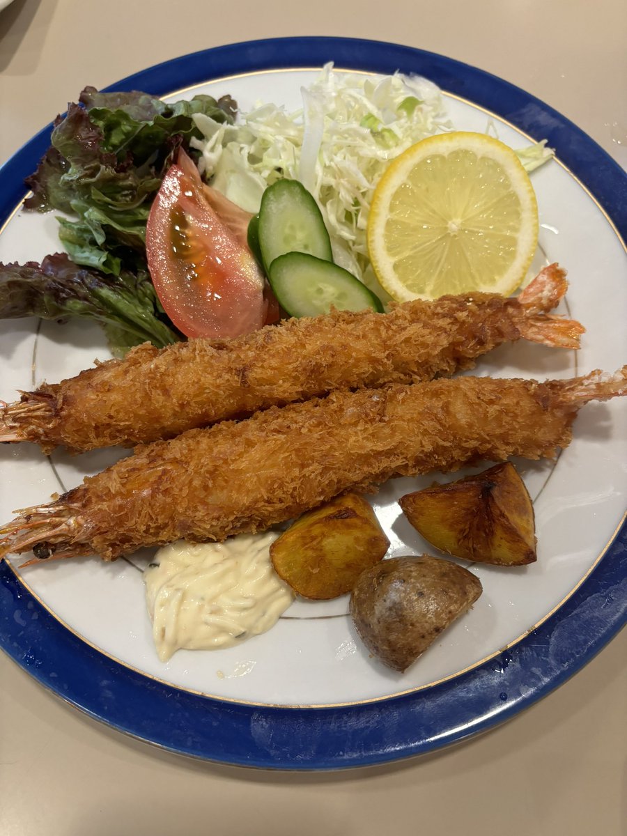 エビフライランチ