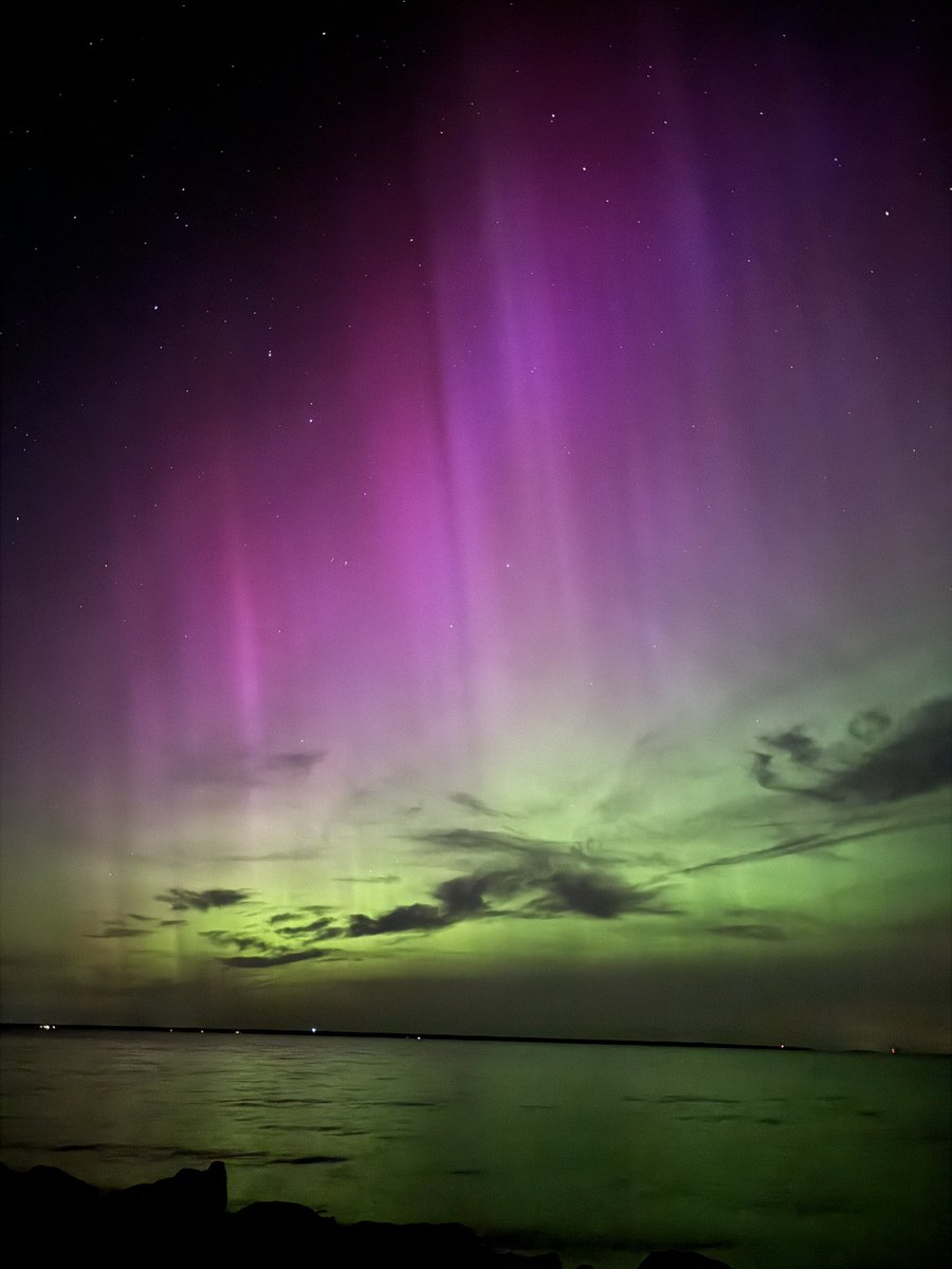 The Northern Lights show in northern Michigan tonight!