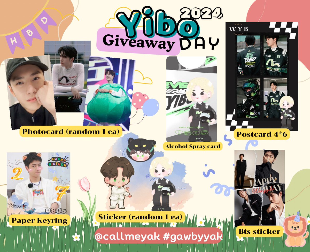 〰️Giveaway Yiboday 〰️
 ∴ By callmeyak_ #gawbyyak

Date : 24 Aug
Time : TBC
📍 Union Mall
Rules : Rt &amp; Show twitter

#WYBtheFreeSpirited
อย่าลืมมาจุ่มกันเยอะๆน้า เดะเราเอาถุงไปให้ล้วงกันเอง ของมีไม่เยอะนะคับ กาซิบว่าใครมีของซัพป๋อเรามีซองแชมพูหน้าป๋อหย่อนให้เพิ่ม(แต่มีจำกัดน้า)