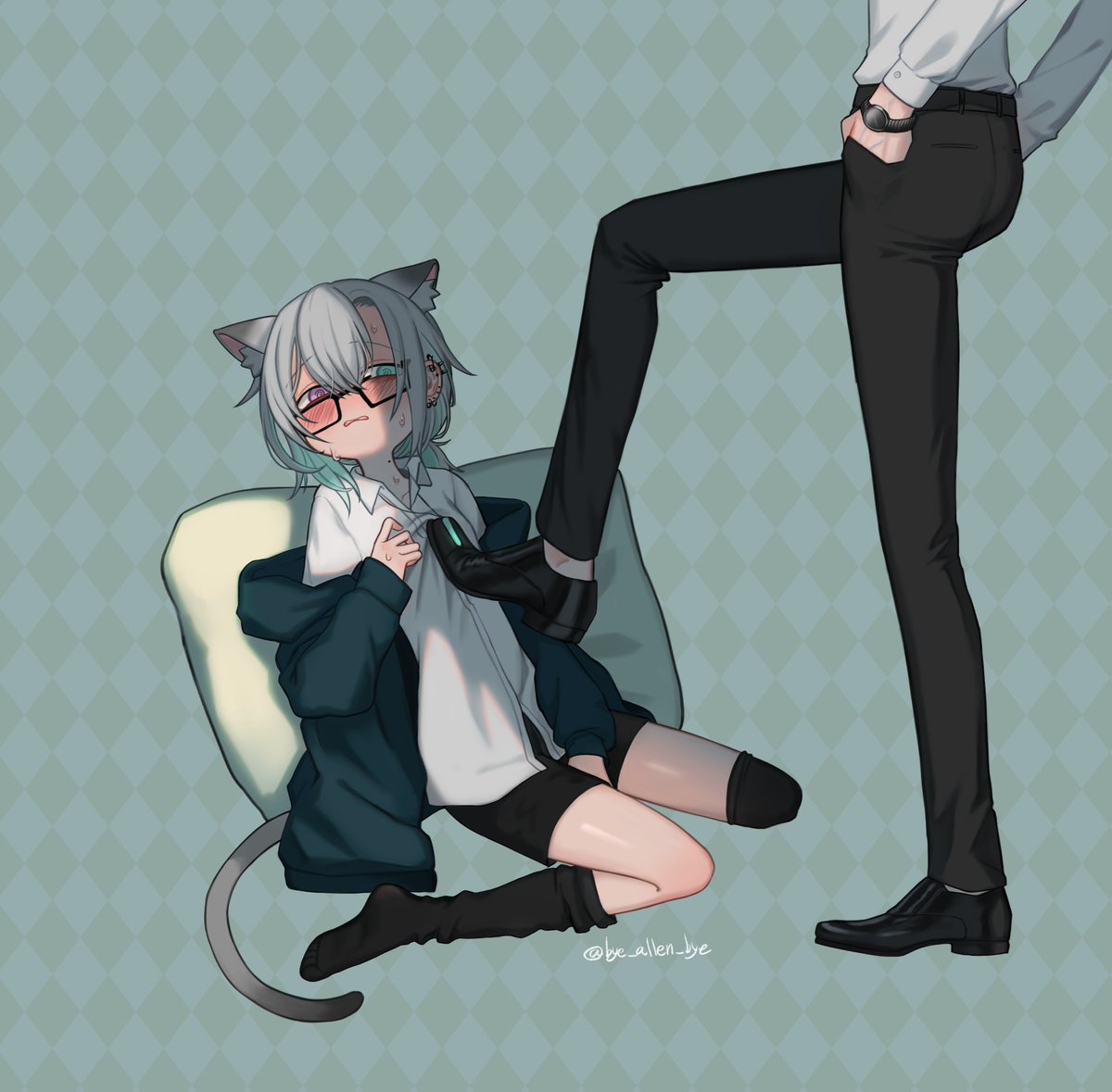 「面白そうなタグが見えて #同じ人が描いたとは思えないイラストを貼る見た人強制」|byeのイラスト