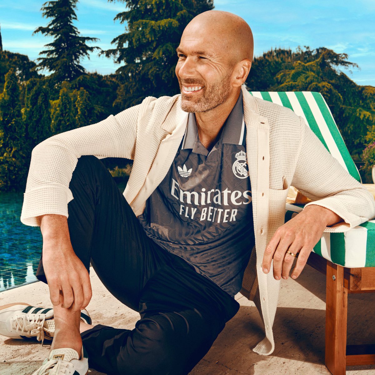 La clase de Zidane es eterna.