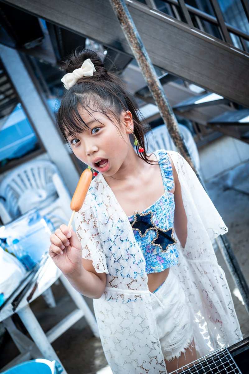 小島かえでちゃん(JS4) モグモグゴクゴクたいむ😊 #小島かえで #こじか