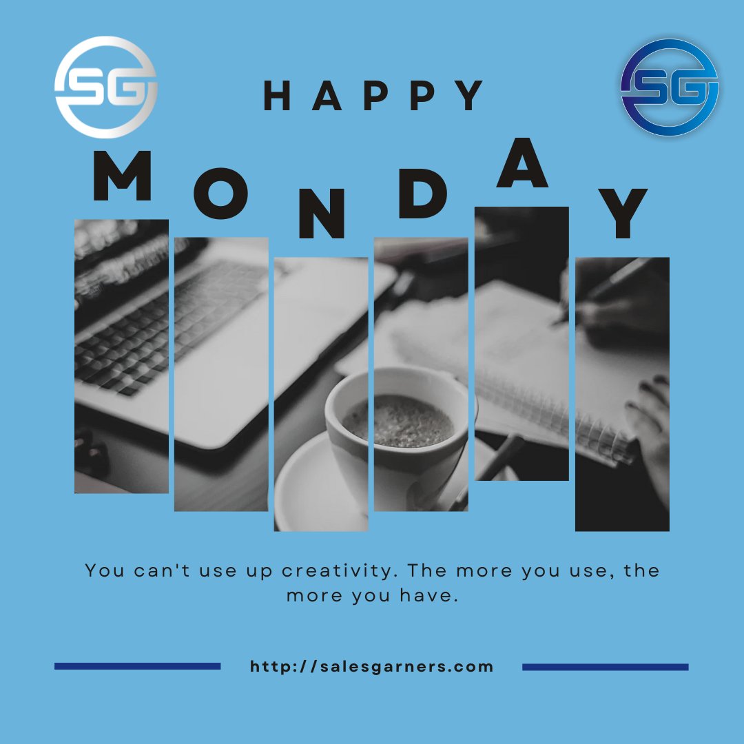Hello, Everyone

Happy Monday,

Visit us:- salesgarners.com

#SalesGarners

#future #leadership #serviceprovider #b2bmarketing 
#B2BLeadGeneration #mondaymotivation #2024goals #happymonday