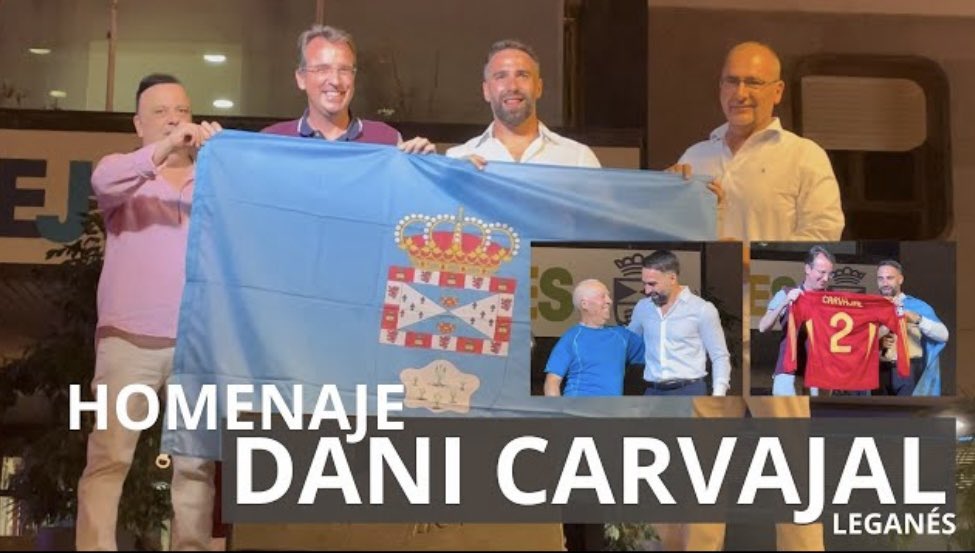 ¿Te perdiste el homenaje a Dani Carvajal? 

<a href="/DaniCarvajal92/">Dani Carvajal Ramos</a> <a href="/AytoLeganes/">Ayuntamiento de Leganés</a> <a href="/marecuencopp/">Miguel Ángel Recuenco 🇪🇦</a> <a href="/adcr_lemans/">ADCR Lemans</a> <a href="/marca/">MARCA</a> <a href="/RadioMARCA/">Radio MARCA</a>  <a href="/realmadrid/">Real Madrid C.F.</a> 

Puedes ver el VÍDEO COMPLETO!! 👇🏼

youtu.be/sHJunjg4dQs?si…