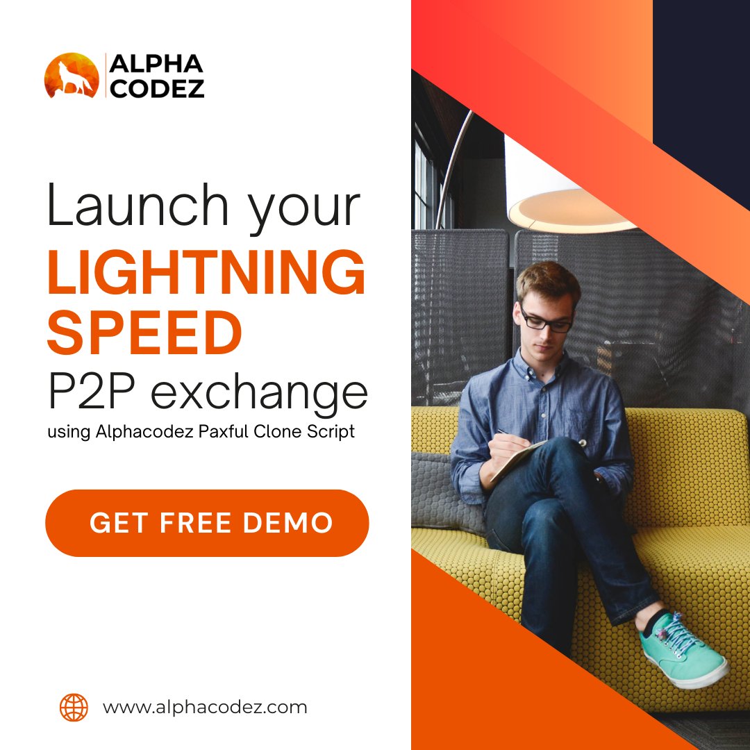 alphacodezz's tweet image. 🚀 Speed up your #crypto exchange #launch with #Alphacodez solution. Start now and stay ahead! 😎

Get a Free Live Demo now!
🌐bit.ly/paxful-clone-s…

#blockchain #fintech #business #startup #p2p #paxful #p2ptrading #techtrends #CryptoSecurity #CryptoLaunch #CryptoBusiness