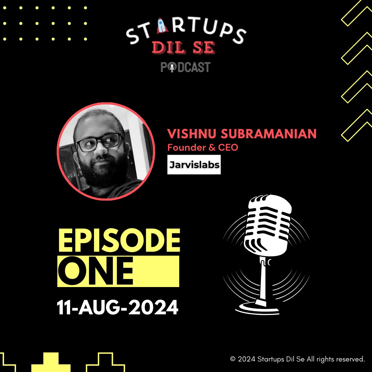 🚨 Episode 1 is out now! Be sure to check out <a href="/vishnuvig/">Vishnu - Jarvislabs.ai</a> and his story of how <a href="/jarvislabsai/">JarvisLabsAI</a> came to life with a vision of making #ai affordable and accessible for everyone.

Available on all podcasts.

youtu.be/1PPozuLJLMc?si… pic.x.com/a43hnnrxzj
