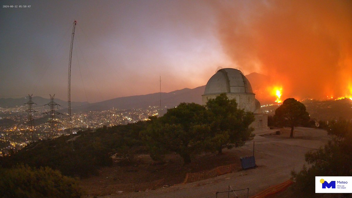 Good morning Athens. Another ridiculous wildfire threatens thousands of people. At least we were prepared.