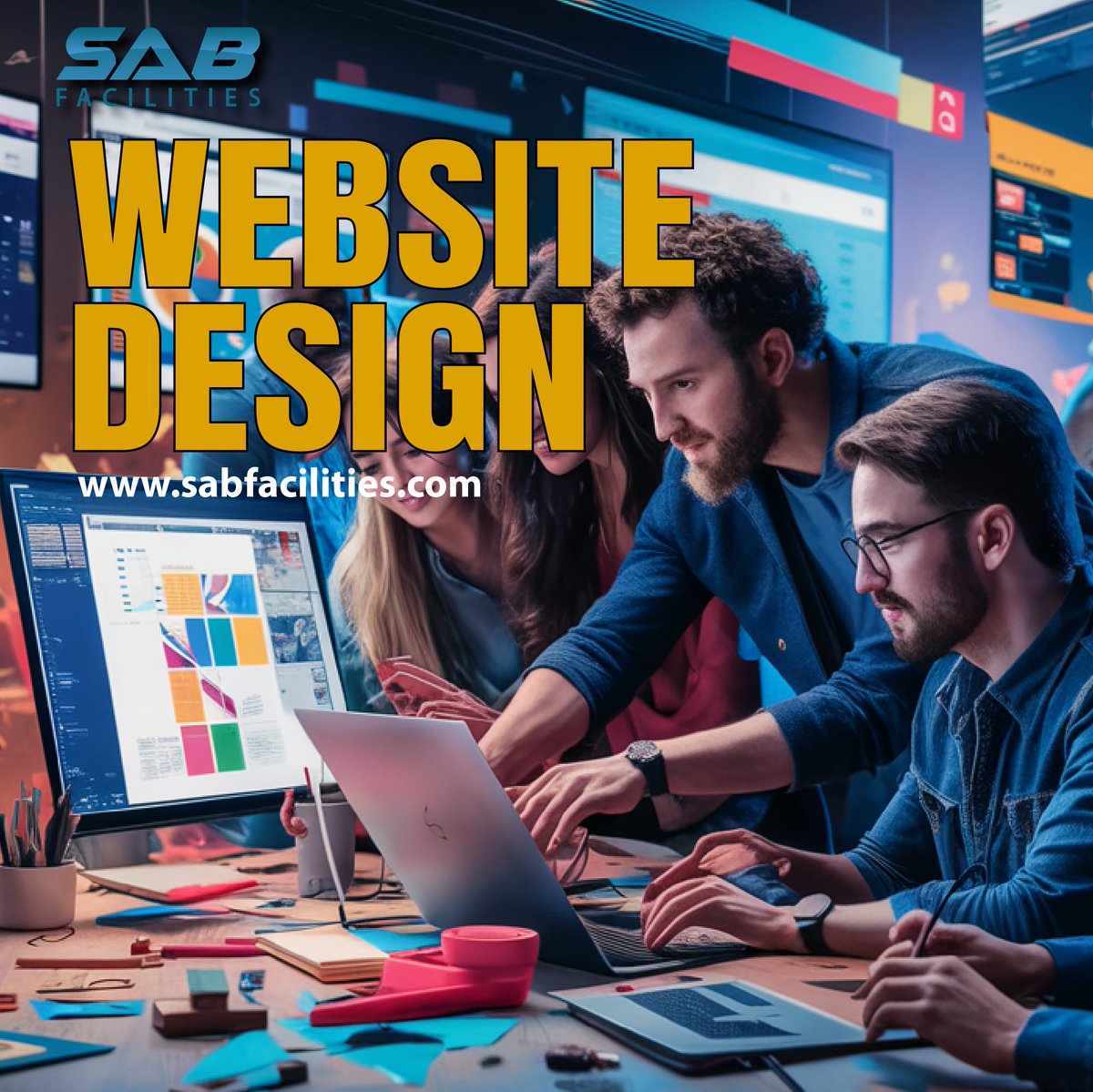 🎨 Elevate your online presence! With SAB Facilities, experience top-tier website design that embodies your brand and engages your audience. 🌐
.
Visit us: sabfacilities.com
.
.
#WebDesign #BrandVisibility #SEO #UserExperience #DigitalInnovation #SABFacilities #TechSolution