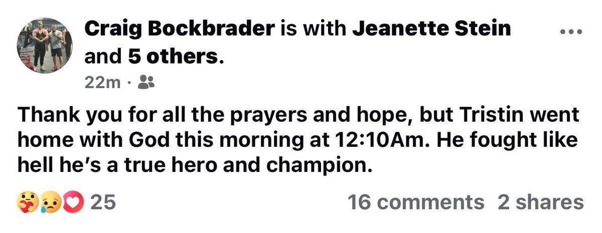 Please pray for my family as we lost a huge piece of our hearts today… none of this makes sense. I want to wake up from this nightmare. 😭😭😭