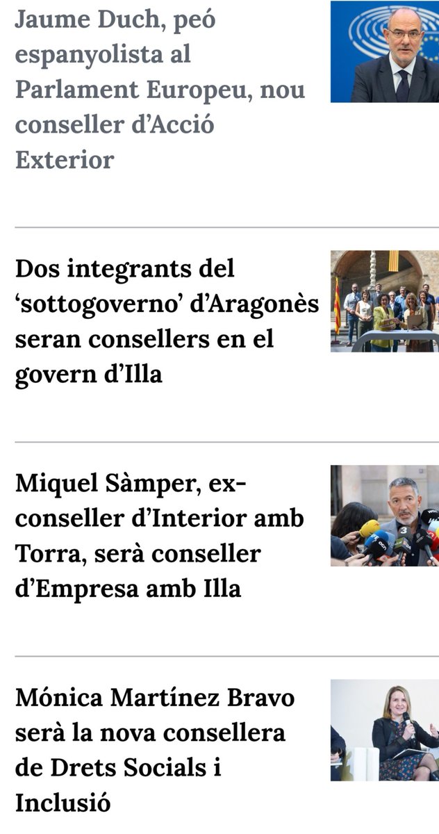 vagadefam's tweet photo. No han passat ni tres dies després de la investidura de Salvador Isla i és un espectacle avui dilluns fer només un cop d'ull a vilaweb i veure la gran quantitat de titulars crítics amb els personatges que Isla ha escollit per formar el govern. Ahir vespre mateix, Albano Dante i Marta Sabina ja van envestir banderes desplegades contra la titular de Sanitat just acabada de nomenar, Olga Pané. Idò, què se pensaven? Mai no podran dir, Partal, Albano, Sabina, igual que Puigdemont, Comín... que no estassin super advertits de la gran cagada que anaven a fer si depositaven la confiança en el PSOE i més encara en personatges nefastos com Francina Armengol.

Si clicau l'enllaç següent trobareu el fil que vaig publicar a X sobre Armengol dia 18 d'agost de 2023, 10 dies abans que Puigdemont, Comín, Lluís Llach... líquidassin  a cop de decret l'AR  perquè sabien que hi havia un sector d'activistes i d'independentistes històrics que mai de mai no donaríem suport al pacte suïcida amb el PSOE. L'agost de 2023 no tan sols no van fer cas de les nostra experiència i coneixements sinó que, a damunt, van dissoldre i liquidar l'AR perquè no suportaven els activistes independents que els dèiem el que pensàvem i no el que volien sentir. 

Llegiu, llegiu... 

https://t.co/poXWvjePtY