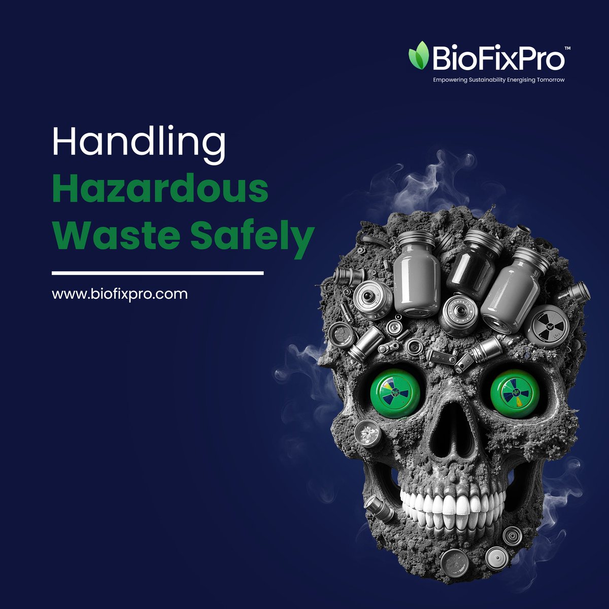 BioFixPro's tweet image. Turning hazardous waste into safe solutions. BioFixPro leads the way in waste-wise management. 🌱 #WasteWise #LikeBioFixPro