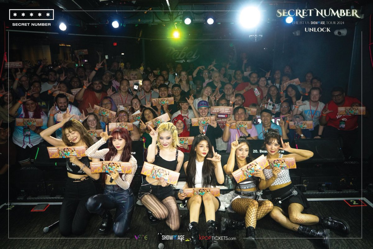 nugupromoter's tweet photo. SECRET NUMBER have successfully wrapped up their 1st US Tour ‘UNLOCK’ https://t.co/tauFDqrcNm