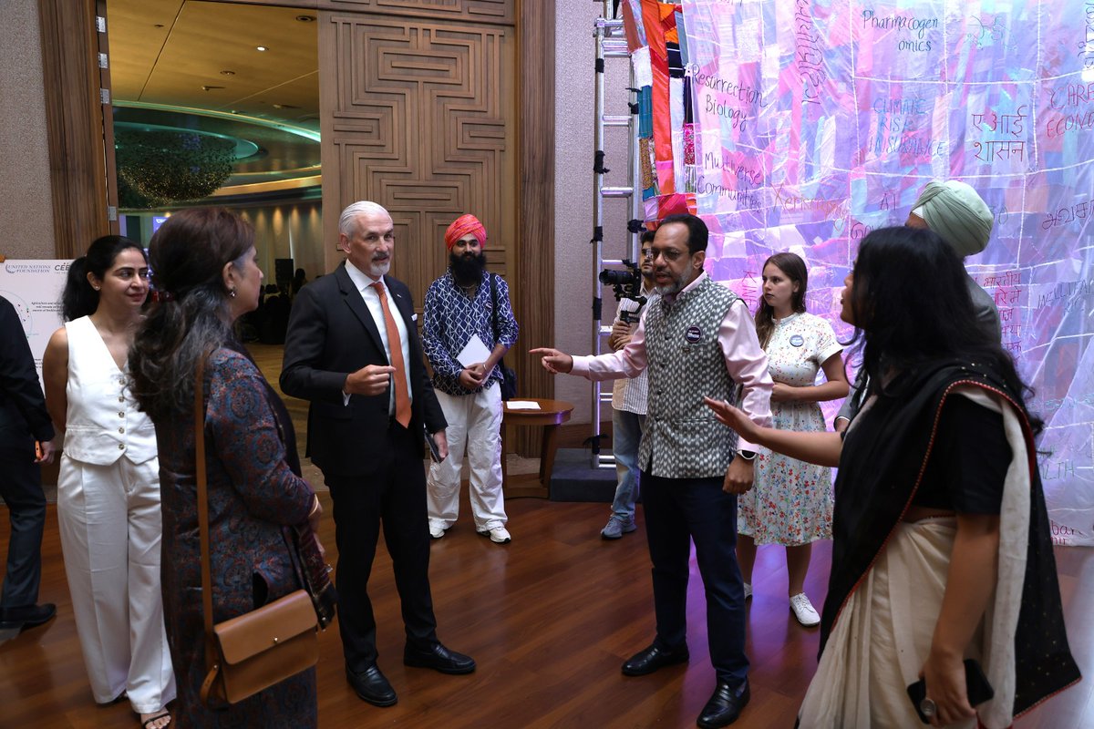 CEEW (@ceewindia) on Twitter photo #NextGenDecides
We’re thrilled to welcome distinguished dignitaries to the 'Youth Sabha 2047: Shaping India's Future'.
Hosted by <a href="/unfoundation/">United Nations Foundation</a> and CEEW & supported by Unlock The Future coalition, we celebrate #InternationalYouthDay with inspiring conversations with India’s #NextGenDecides
We’re thrilled to welcome distinguished dignitaries to the 'Youth Sabha 2047: Shaping India's Future'.
Hosted by <a href="/unfoundation/">United Nations Foundation</a> and CEEW & supported by Unlock The Future coalition, we celebrate #InternationalYouthDay with inspiring conversations with India’s