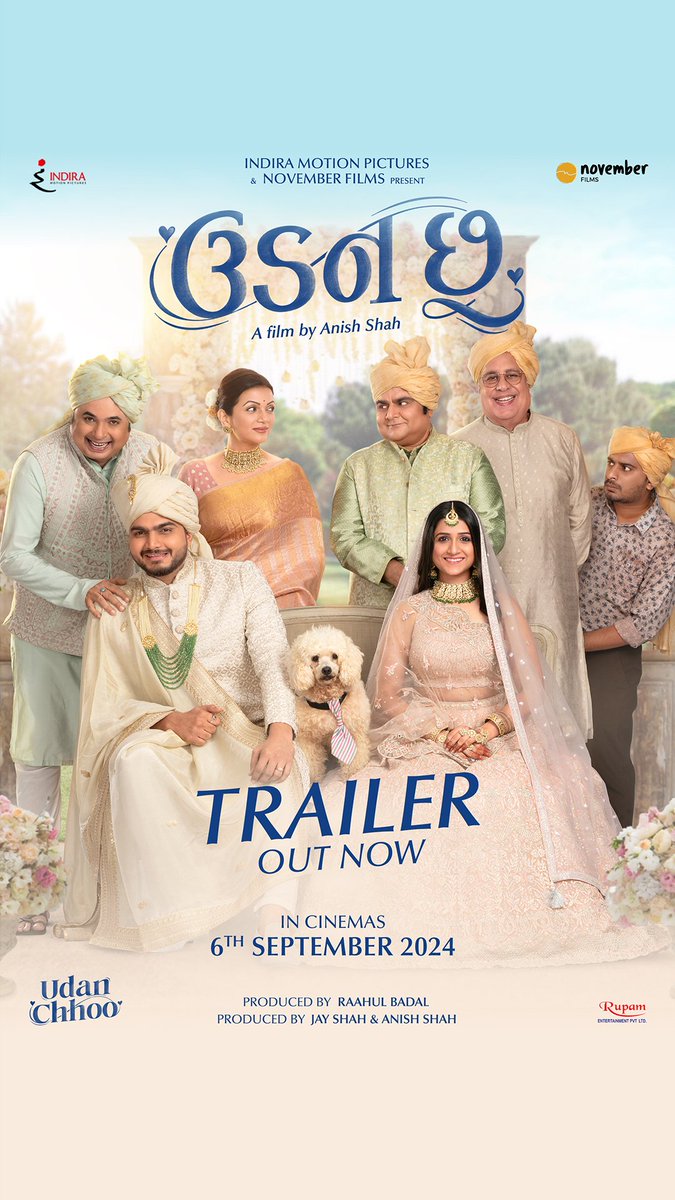 Revisit the past, rekindle the romance, and rediscover the magic of love..!! 💕✨
Presenting the official trailer of our film #UdanChhoo.! 🎬

Watch Trailer Here:- youtu.be/l1LtFOs8NSw

The film is releasing on 𝟔𝐭𝐡 𝐒𝐞𝐩𝐭𝐞𝐦𝐛𝐞𝐫 𝟐𝟎𝟐𝟒..!!!! 🎥🍿