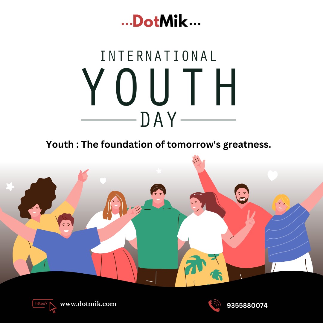 DotMikSoftware's tweet image. 🌟 Happy Youth Day from DotMik🌟 Today, we celebrate the creativity and innovation of our youth. At DotMik, we&apos;re dedicated to empowering the next generation with cutting-edge IT and fintech solutions. 

#YouthDay #DotMik #TechInnovation #Fintech #FutureLeaders #EmpowerYouth