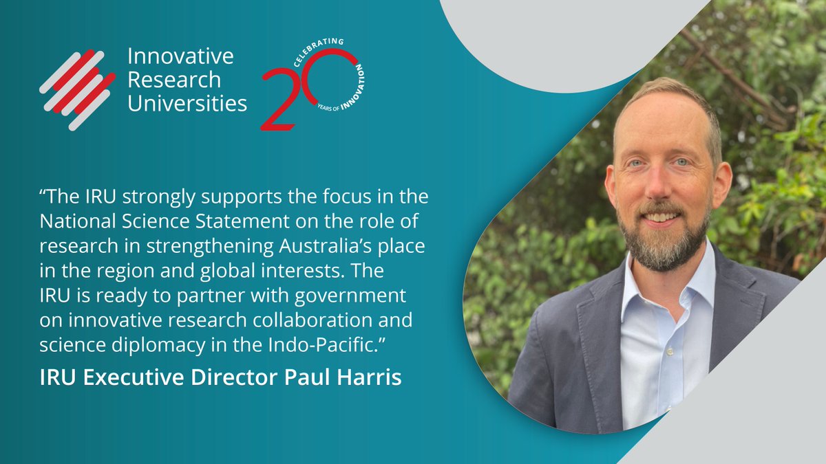 The IRU welcomes today's announcement of the updated National Science and Research Priorities and National Science Statement - particularly the elevation of Indigenous knowledge systems. 
Read our statement: iru.edu.au/news/iru-suppo…