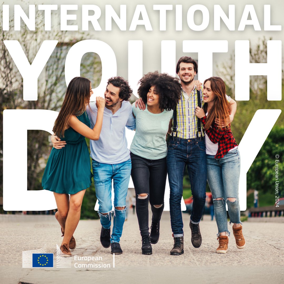 It's International Youth Day! 🥳
 
A day to celebrate our incredible young people in Europe, who are showing such amazing commitment and dedication!
 
Through #ErasmusPlus mobilities and taking part in the #EUSolidarityCorps, they are making a difference.