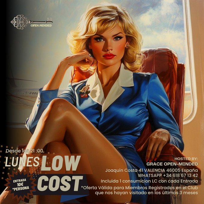 ✈️✨ &iexcl;Despegamos hacia tus Fantas&iacute;as este Lunes LOW COST! ✨✈️  Este 12 de agosto en @clubsopenminded:<a href="/tag/openminded"class="tags"><span>#openminded</span></a><a href="/tag/luneslowcost"class="tags"><span>#luneslowcost</span></a>