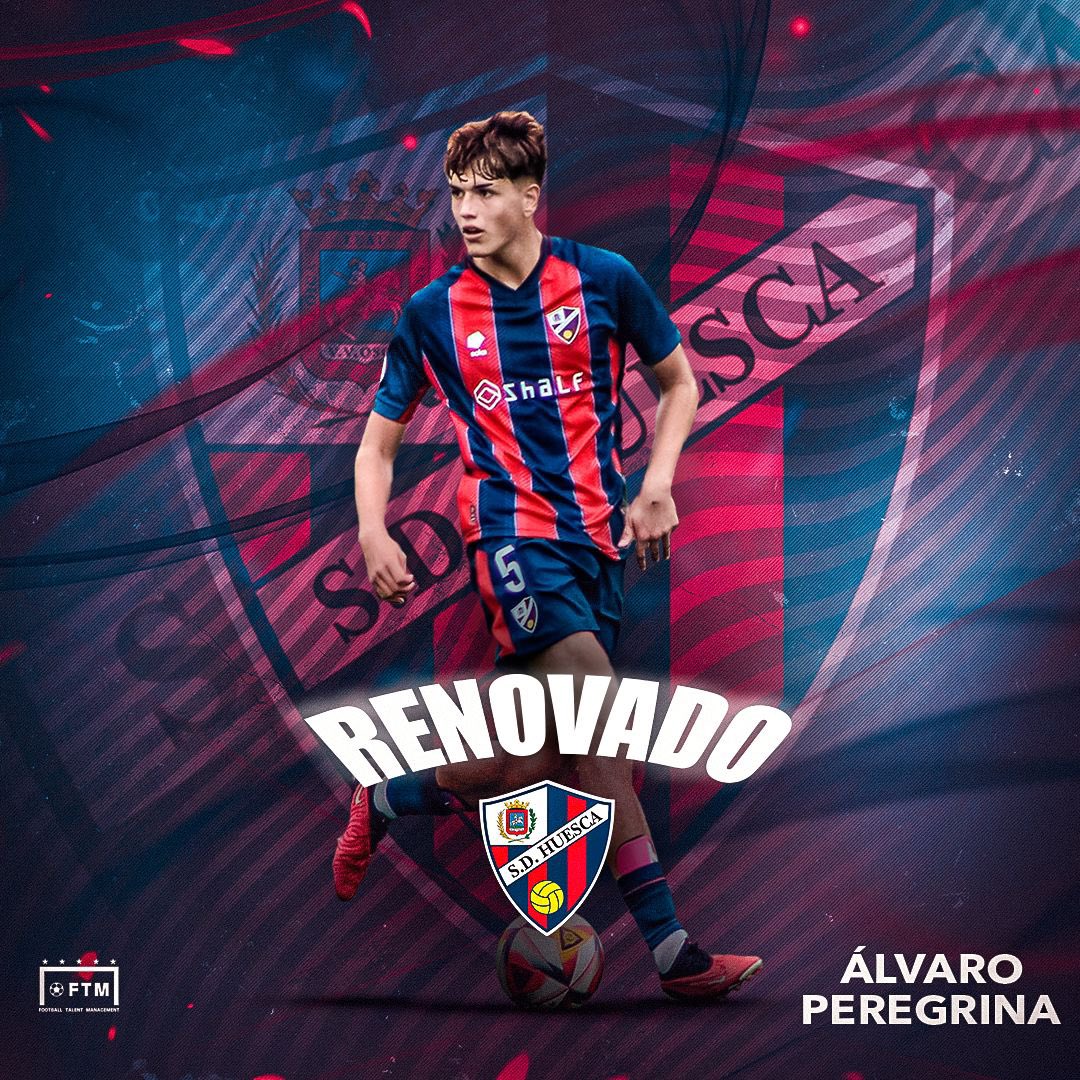 ➡️ RENOVADO

Álvaro Peregrina renueva con la <a href="/SDHuesca/">SD Huesca</a> donde jugará en el filial oscense.

🔵🔴 Enhorabuena Álvaro