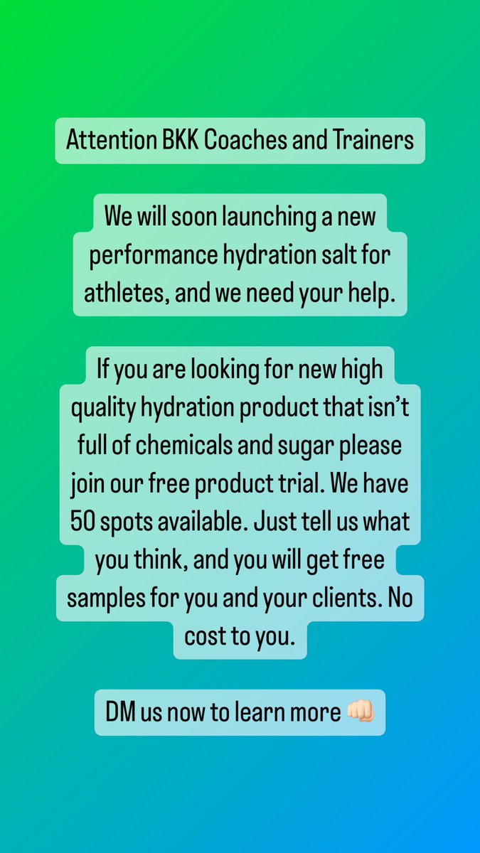 drinkWILDER's tweet photo. JOIN US 💪🏼

Saturday, Aug 17 @ 9am
Benchakitti Park Statue
Warm Up Jog &amp; 25 minute HIIT Session
Free Electrolyte Sampling https://t.co/EAIqFr53yL