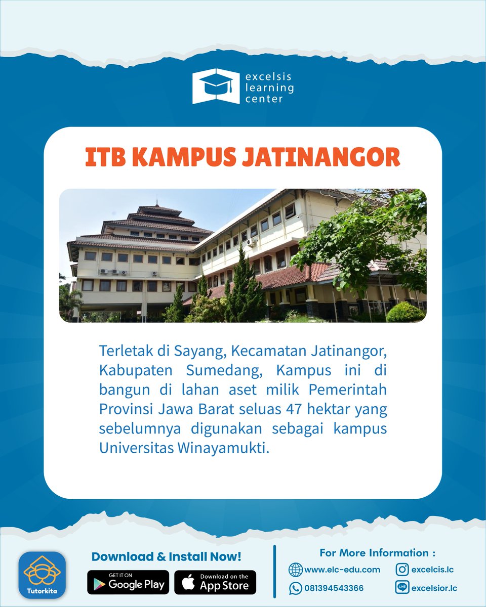 excelsislc's tweet image. Ternyata ITB nggak cuma ada di Bandung loh!

cek lokasi kampus ITB disini!
👇👇👇