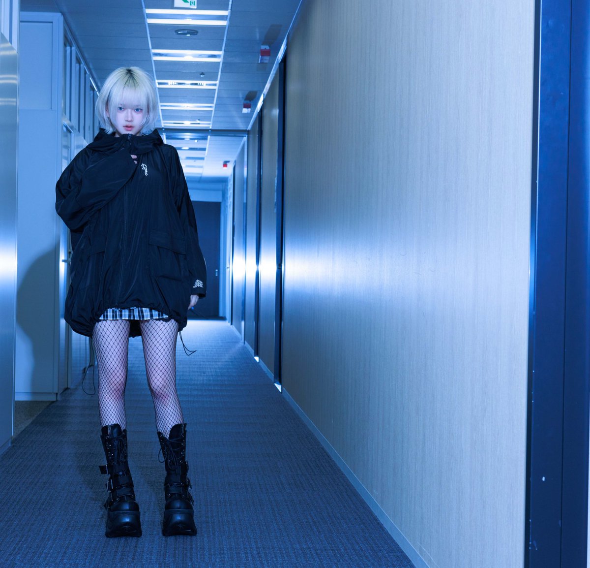 ダストデビルDUST DEVIL 🌪️テックパンクポンチョレインパーカー