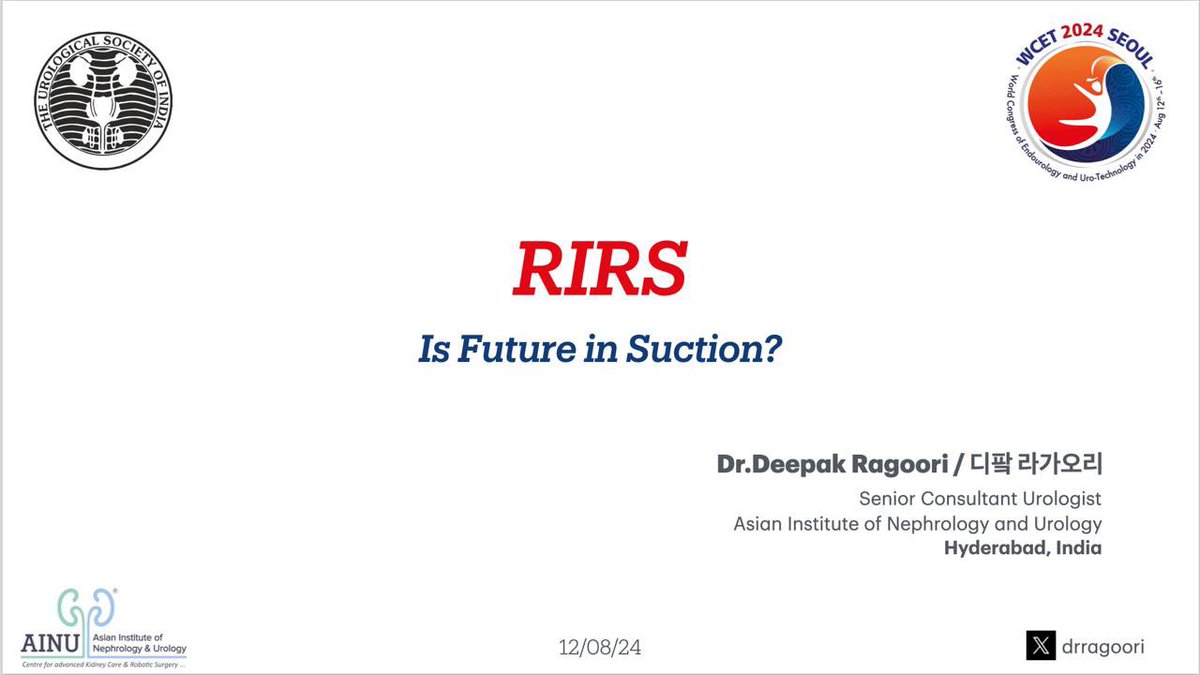 ๐ฟ๐๐๐ฅ๐๐ ๐๐๐๐ค๐ค๐ง๐ (@drragoori) on Twitter photo See you at the Indian Section in #WCET24 at 16.30 hrs <a href="/ainuindia/">Asian Institute of Nephrology and Urology</a> <a href="/usioffice/">Urological Society of India ๐ฎ๐ณ</a> <a href="/YouthUSI/">YOUsi</a> <a href="/Endo_Society/">Endourological Society</a> <a href="/Uroweb/">European Association of Urology (EAU)</a> <a href="/AmerUrological/">Amer. Urol. Assn.</a> <a href="/SIU_urology/">SIU-Urology</a> <a href="/young_endosoc/">Young Endo Society</a> <a href="/rohitjoshi1975/">Rohit Joshi</a> <a href="/DrVCMohan/">Dr Vaddi Chandra Mohan</a> <a href="/drganpuleuro/">Dr Arvind Ganpule</a> <a href="/DrPNMaheshwari/">Dr. Pankaj N. Maheshwari</a> <a href="/docdilipmishra/">Dr Dilip Mishra</a> #firstslide See you at the Indian Section in #WCET24 at 16.30 hrs <a href="/ainuindia/">Asian Institute of Nephrology and Urology</a> <a href="/usioffice/">Urological Society of India ๐ฎ๐ณ</a> <a href="/YouthUSI/">YOUsi</a> <a href="/Endo_Society/">Endourological Society</a> <a href="/Uroweb/">European Association of Urology (EAU)</a> <a href="/AmerUrological/">Amer. Urol. Assn.</a> <a href="/SIU_urology/">SIU-Urology</a> <a href="/young_endosoc/">Young Endo Society</a> <a href="/rohitjoshi1975/">Rohit Joshi</a> <a href="/DrVCMohan/">Dr Vaddi Chandra Mohan</a> <a href="/drganpuleuro/">Dr Arvind Ganpule</a> <a href="/DrPNMaheshwari/">Dr. Pankaj N. Maheshwari</a> <a href="/docdilipmishra/">Dr Dilip Mishra</a> #firstslide