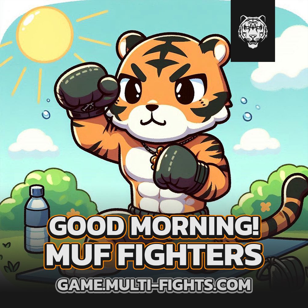 MultiFights's tweet photo. 🌅 Good morning, Fighters! 🐯✨
🎮🔥It’s a brand-new day—perfect for sharpening your claws and diving into some epic battles on #MULTIFIGHTS! Ready to make today count? Let's get those fights started!
👉 https://t.co/b0bbO3QIUD
#MultiversX #MultiversXNFTs #NFTCommunity #NFTGame #NFTGaming #NFTs #NFT #NFTArmy #NFTEvent