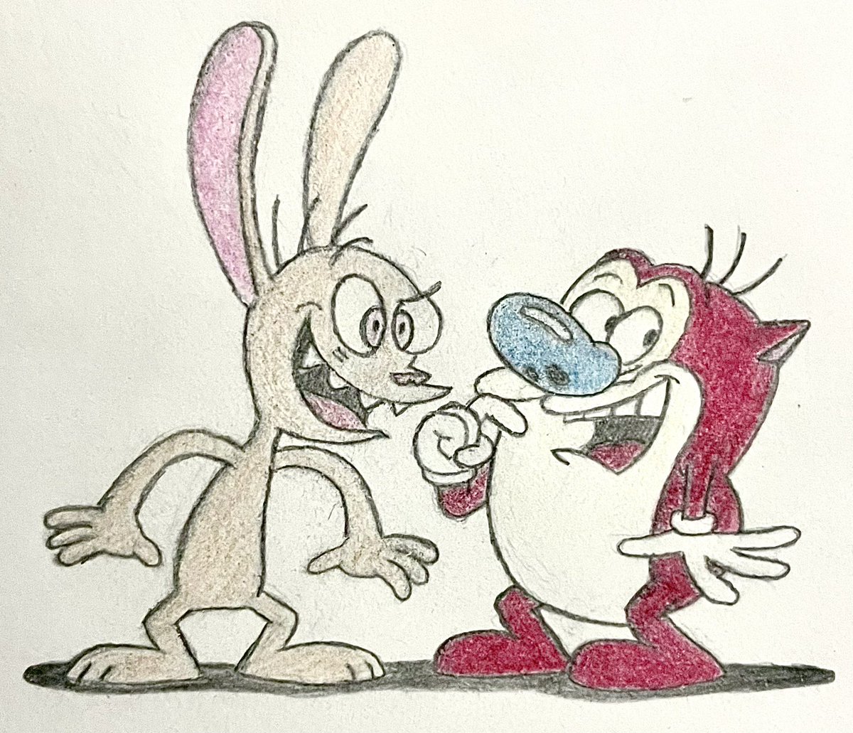 JJSponge120's tweet image. Happy 33rd anniversary to the duo of Ren and Stimpy! 🥳 #RenandStimpy #Ren #Stimpy #Nickelodeon #Duo #Birthday #Anniversary #Gift