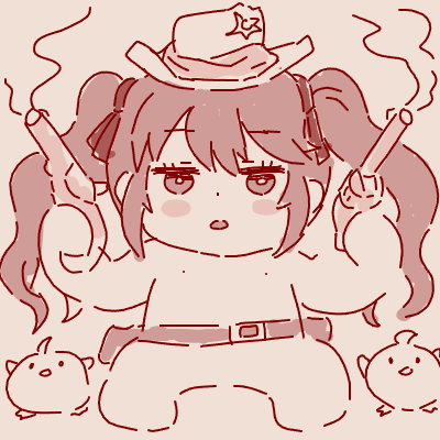 「バン!バン! 」|サッサ@skeb募集中のイラスト