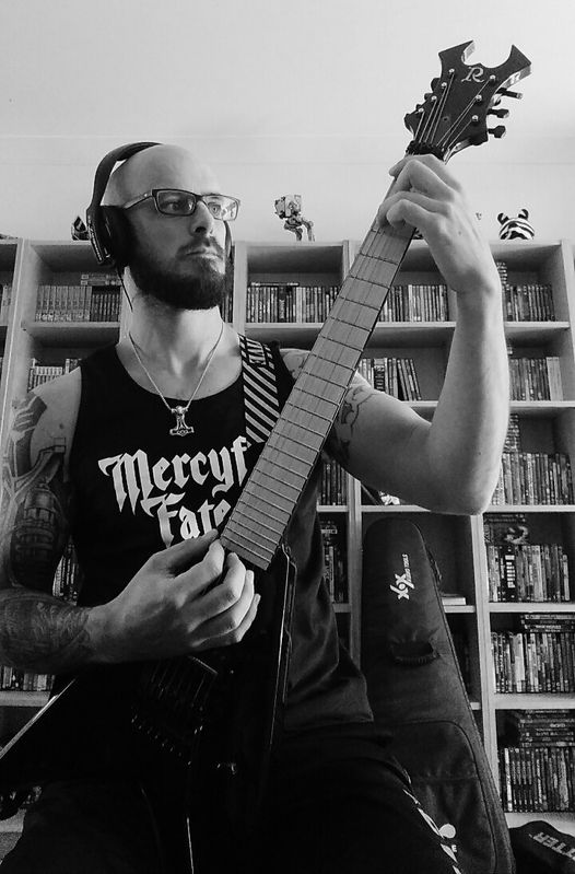 GuyCyborg's tweet image. Formulas Fatal to the Flesh #bcrich #woundcollector #sevenstring #ernieball #tattoos @b.c.richcustomshop @ernieball