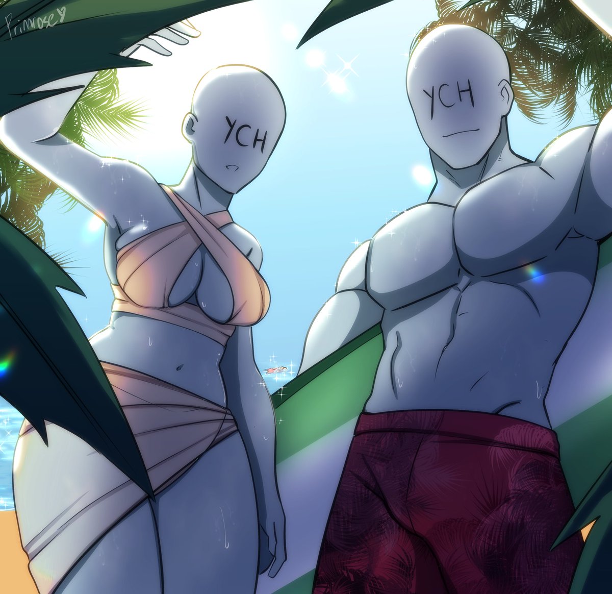 ForbiddenRoseVT's tweet image. Hey guys!!! It's been a bit since I did a raffle-- and I wanted to do one for the last month of summer!! So--
It's bathing suit time!!
How to enter:
-Repost
-Follow Me
-Comment Png
2 winners will be selected, and you will get your own bathing shit design/illustration!!  GOOD LUCK