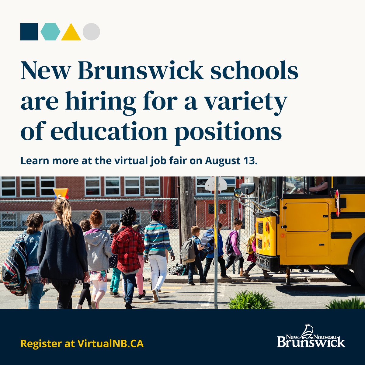 Make a positive difference in the lives of young learners! We are recruiting for a variety of positions at our education job fair tomorrow, August 13, including:

• Teachers

• Educational assistants

• Custodians

• Bus drivers

• Social workers

• Speech-language