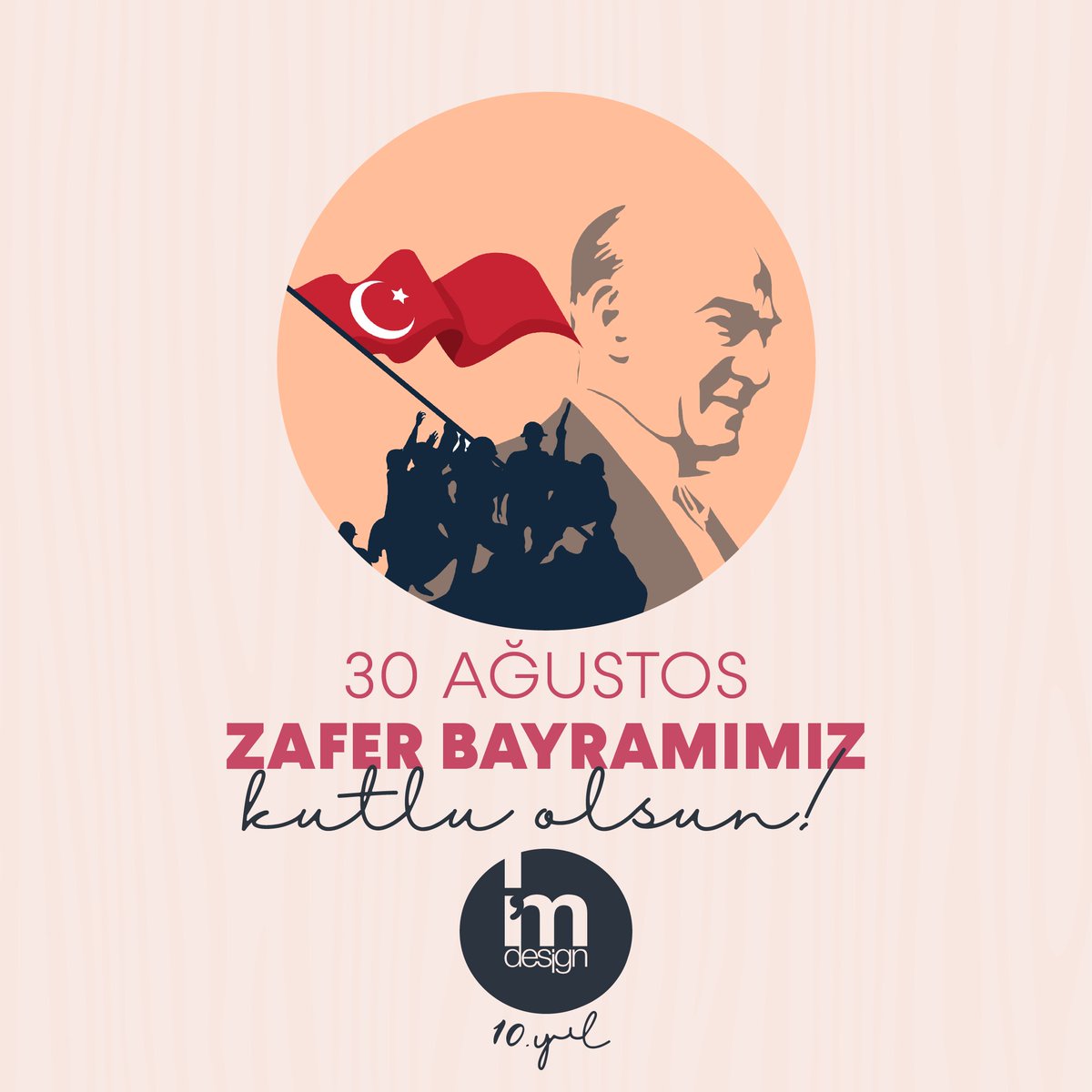 Gazi Mustafa Kemal Atatürk ve kahraman silah arkadaşlarının bizlere miras bıraktığı, milletimizin bağımsızlık aşkının simgesi 30 Ağustos Zafer Bayramımız kutlu olsun.